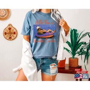 Hotter Than A Hoochie Coochie Shirt Meme Summer Vacation Tshirt Unisex